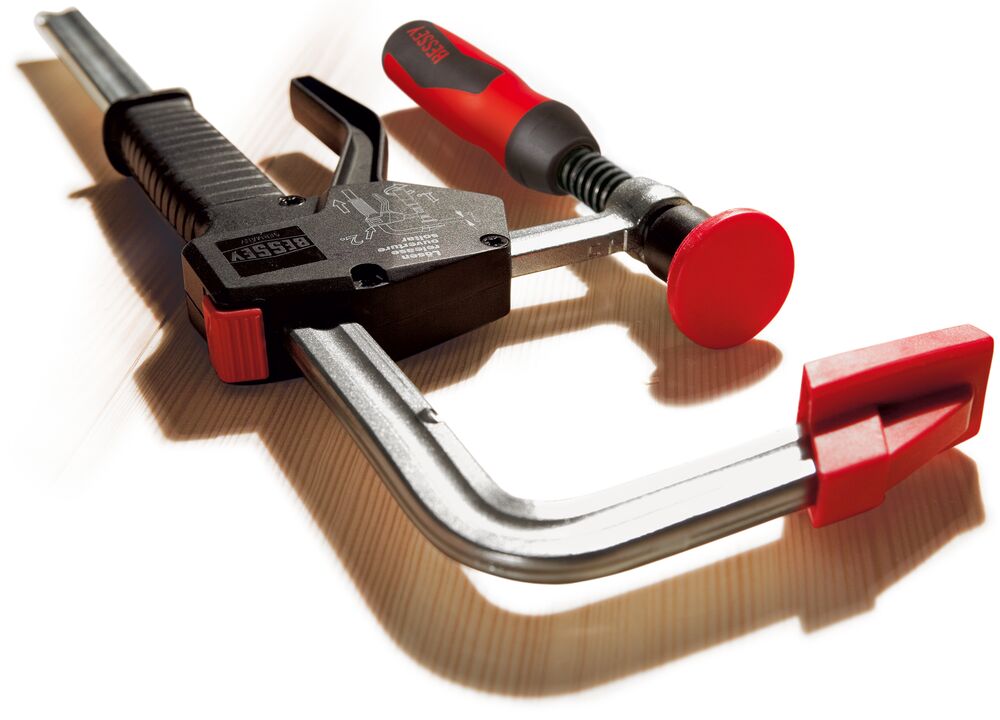 One-handed clamp with 2K plastic handle EHZ-2K – BESSEY